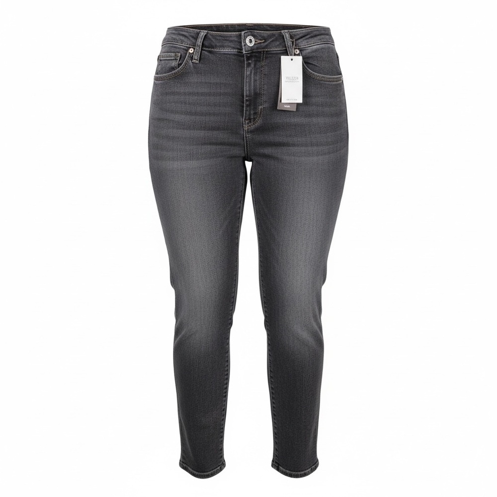 Judy Blue Women’s 16W Black Mid Rise‎ Tummy Control Slim Fit Jeans – NWT